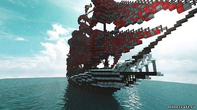 Карта Queen Alyvia - Fantasy Sailing Vessel для Minecraft 1.5.1